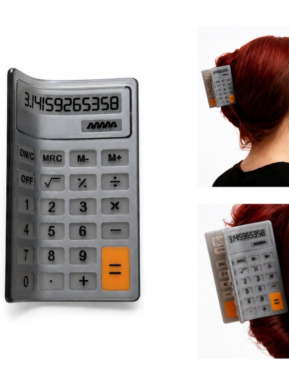 COLETTE BERNARD Calculator Accountant Actuary Hair Claw NWOT